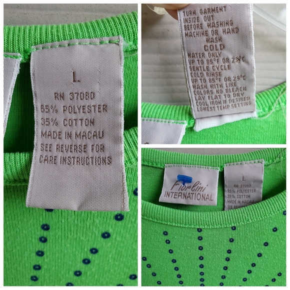 Vibrant Green Y2K Blue Sequin Starburst Embellished Graphic Summer Sweater Vest - Picture 6 of 16